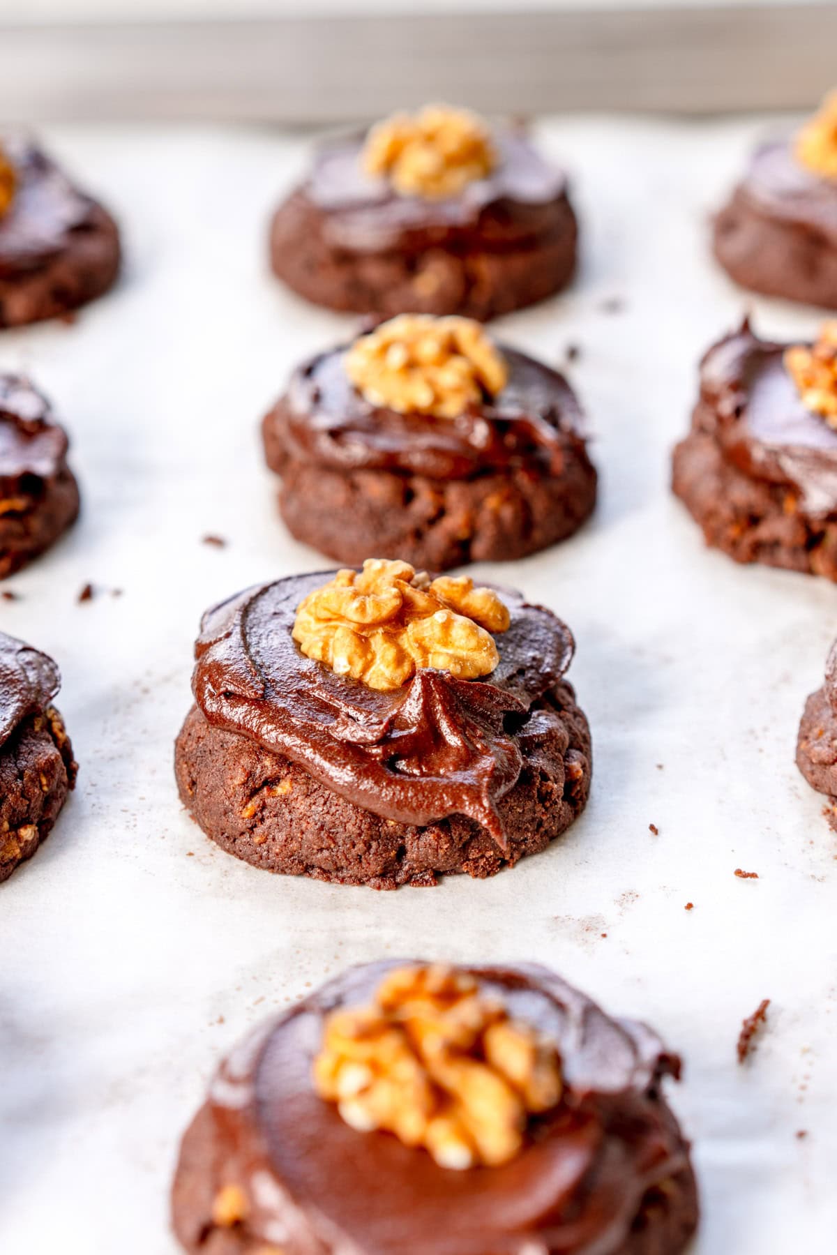 finish with a walnut