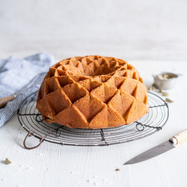 Cardamom Sour Cream Bundt Cake with Cardamom Syrup Glaze Cloudy Kitchen