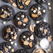 Cookies and Cream Cookies - Black Cocoa Cookies with White Chocolate Chunks-image
