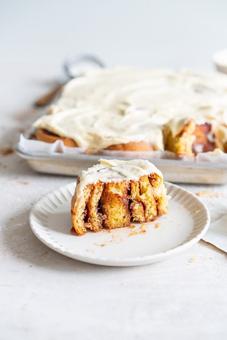 Brown Butter Cinnamon Rolls with Brown Butter Frosting Cloudy Kitchen