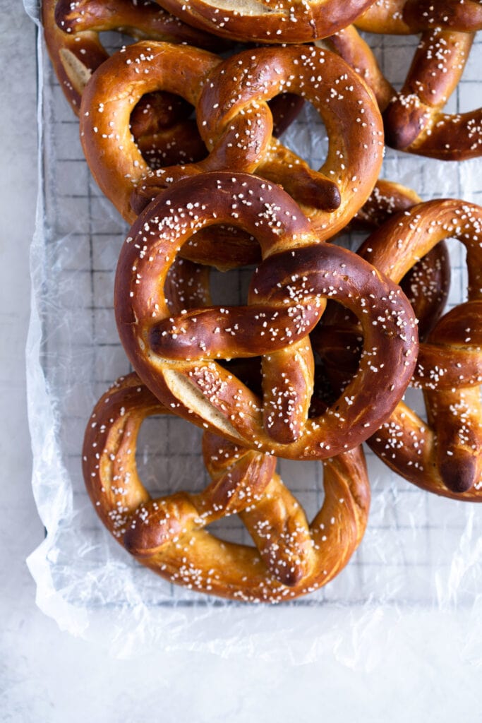 Perfectly Chewy Soft Pretzels with Cheese Dip Cloudy Kitchen