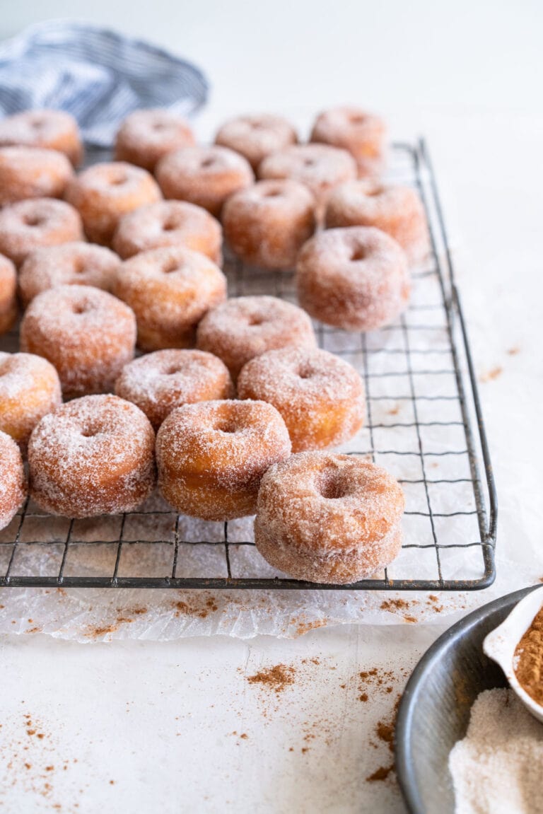 Homemade Mini Donuts (+ Video Tutorial) Cloudy Kitchen