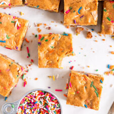 Birthday Cake Blondies-image