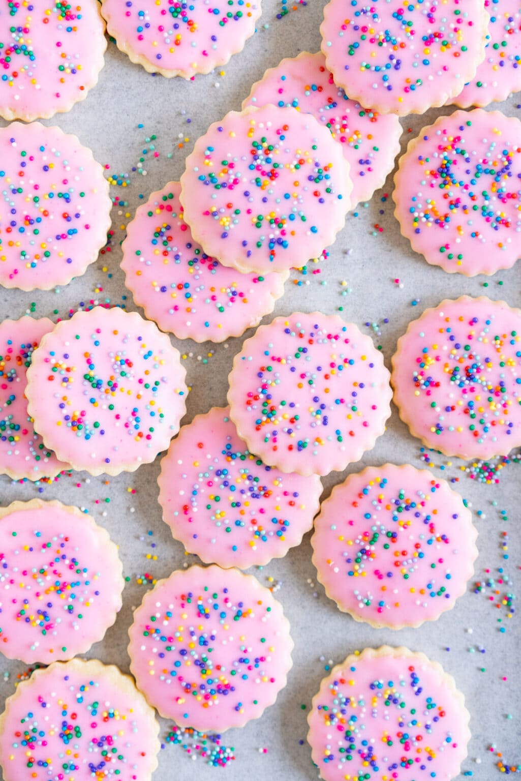 Hundreds and thousands biscuits cloudy kitchen