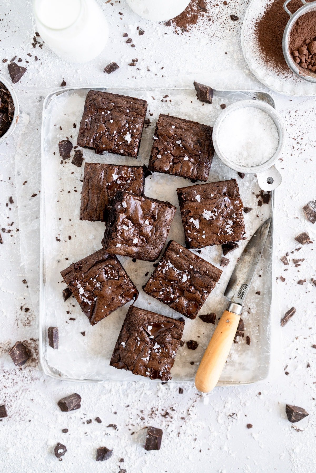 Small Batch Dairy Free Brownies (Yields 8) Cloudy Kitchen