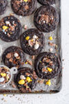 corner shot nutella chocolate chip cookies