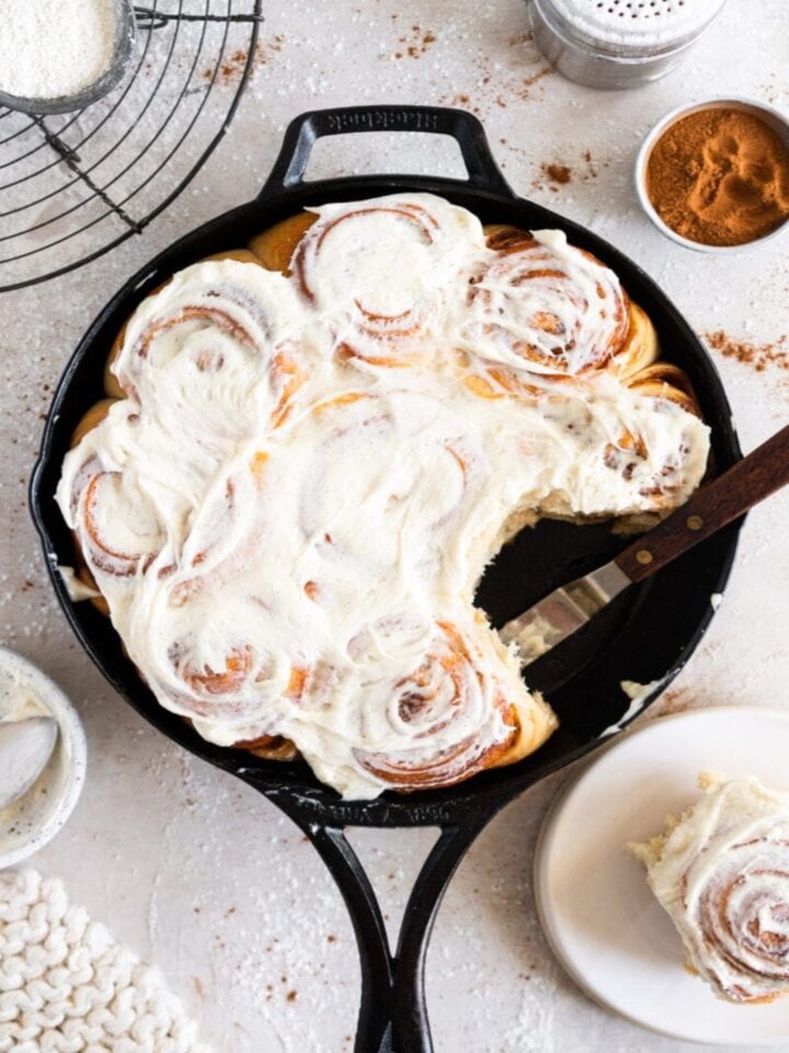 resized image of sourdough cinnamon rolls