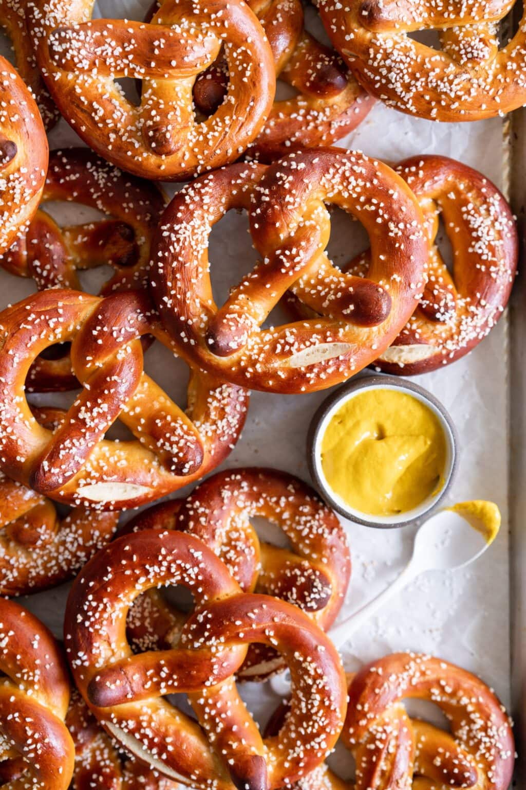 Perfectly Chewy Soft Pretzels with Cheese Dip Cloudy Kitchen