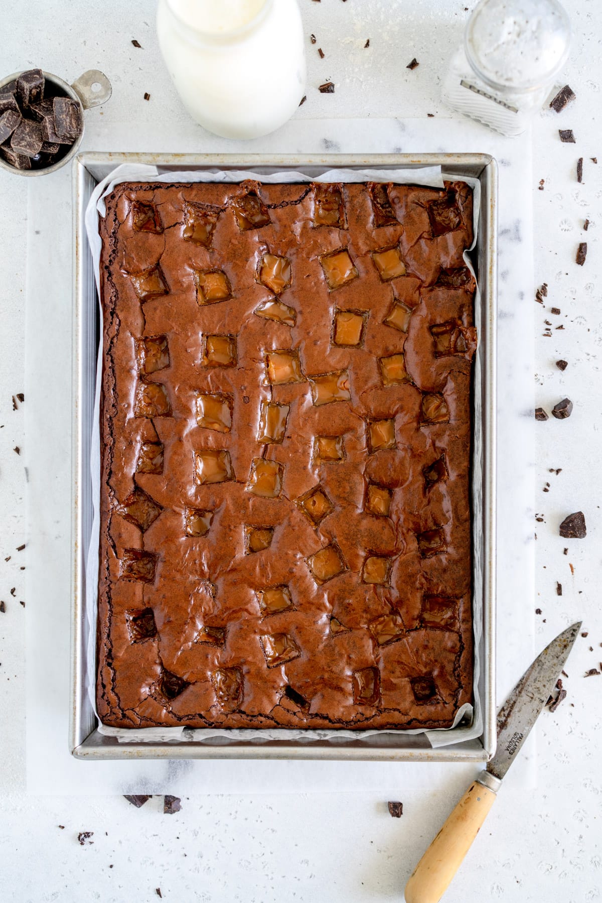 Caramel Brownies Cloudy Kitchen