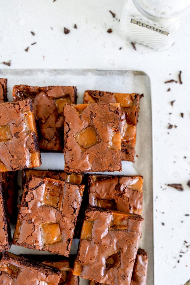 Caramel Brownies Cloudy Kitchen