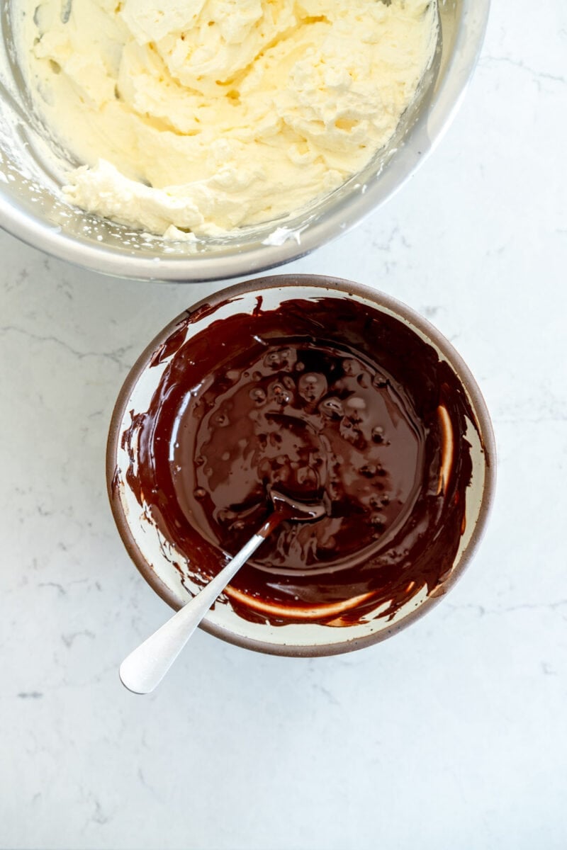 melted chocolate