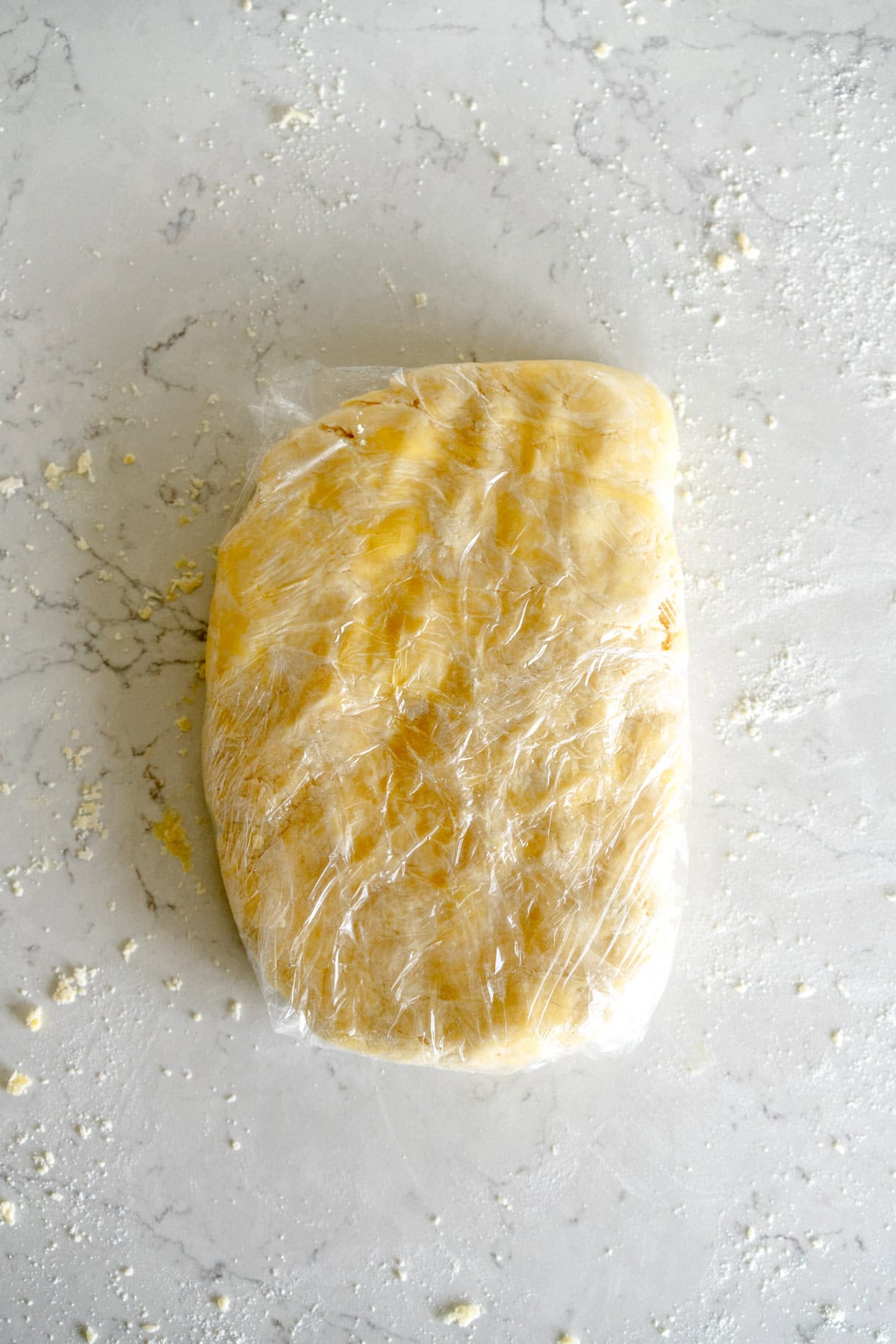 wrapped pie crust