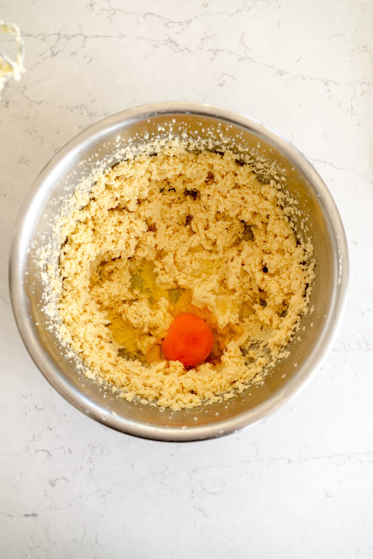 add egg to mixture