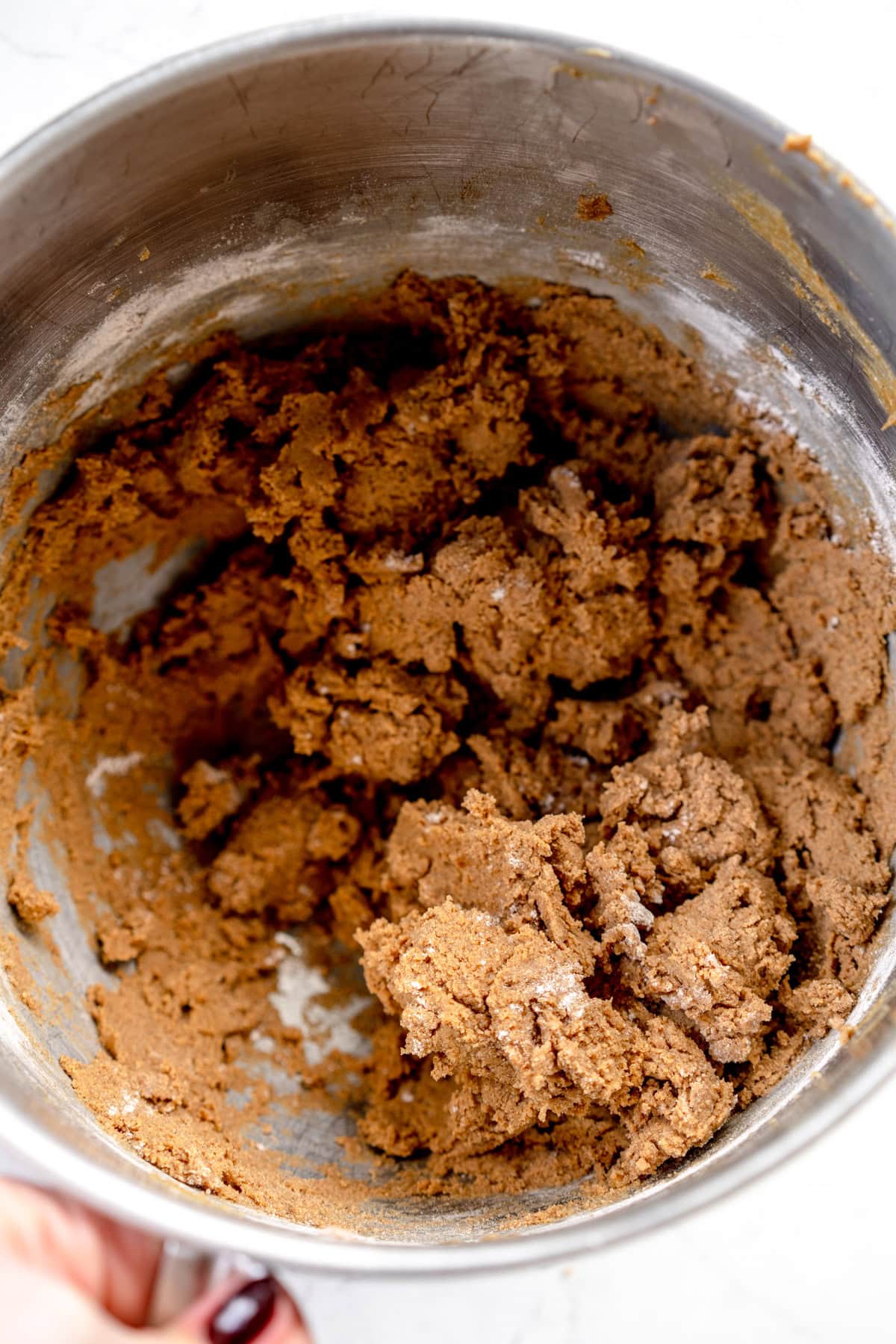 finished gingersnap batter