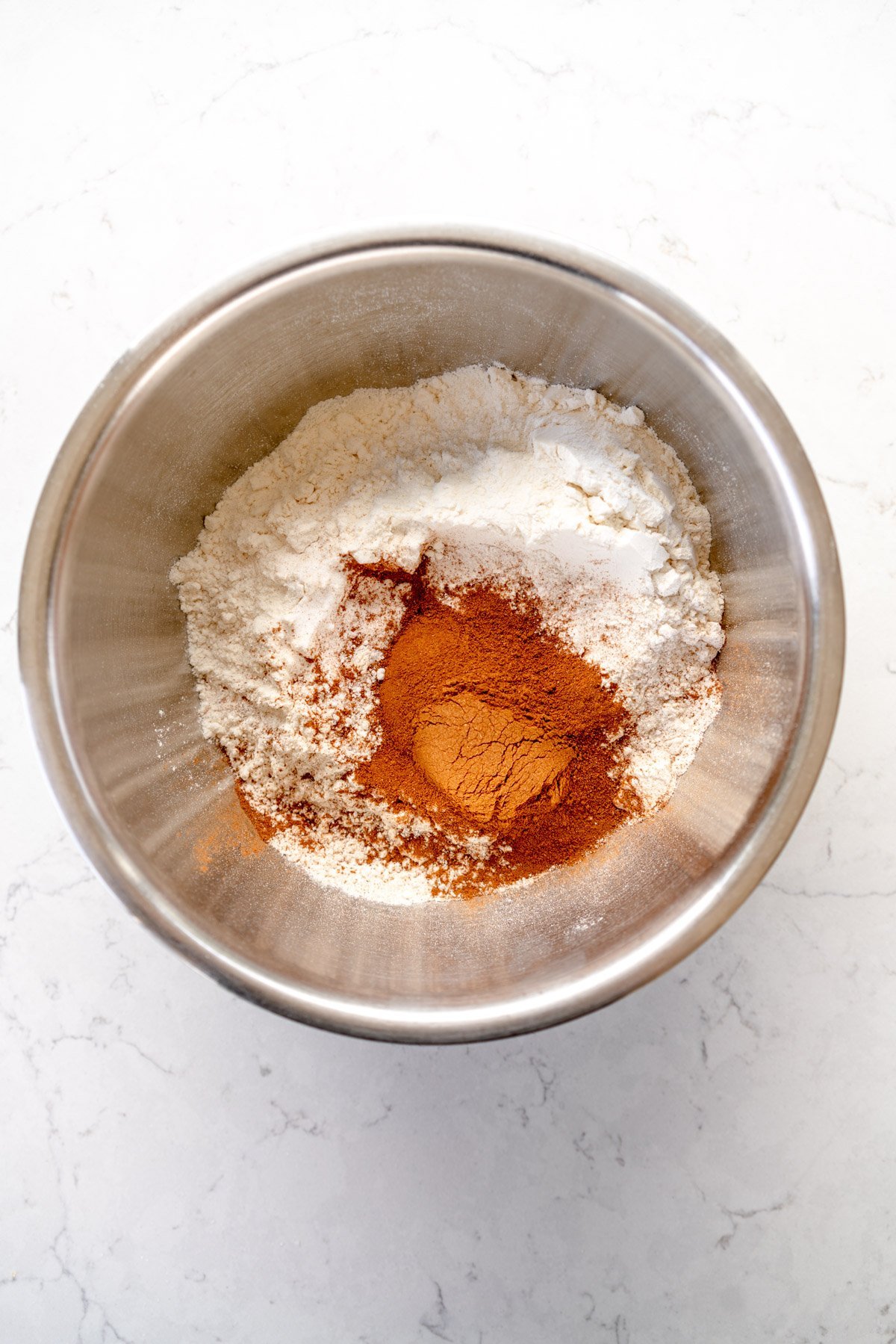 dry ingredients for cookies