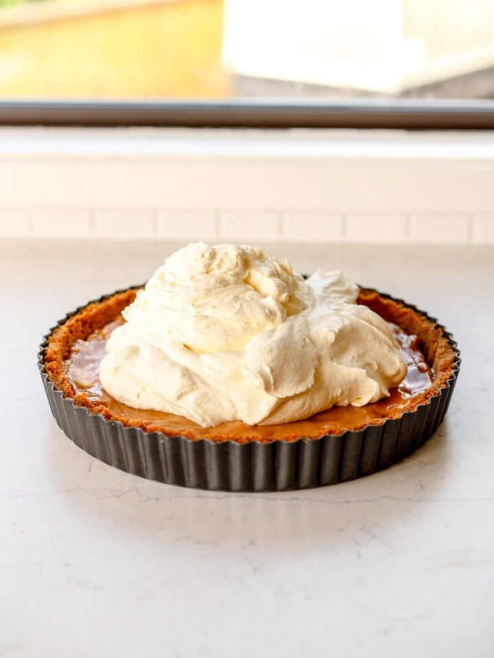 pie with whipped cream