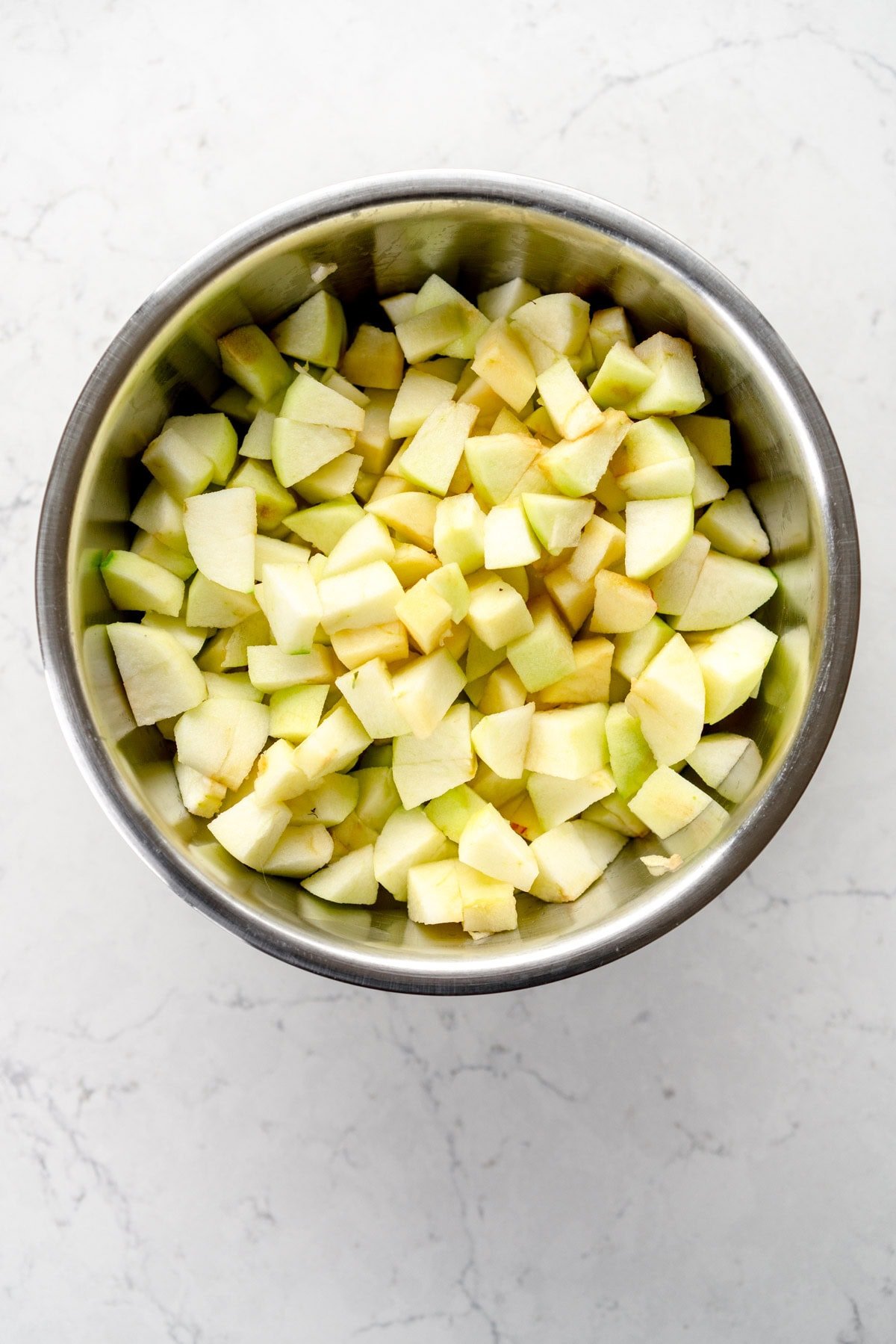 chopped apple
