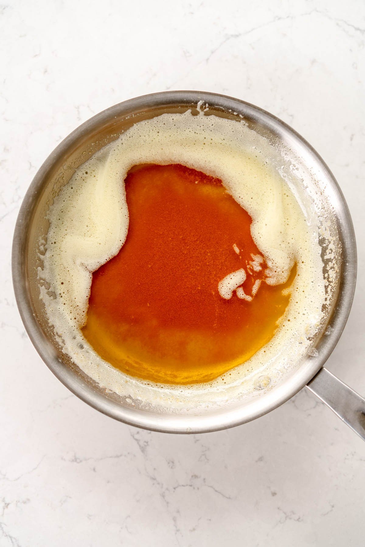brown butter in pan