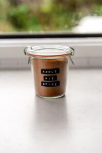 apple pie spice in a jar