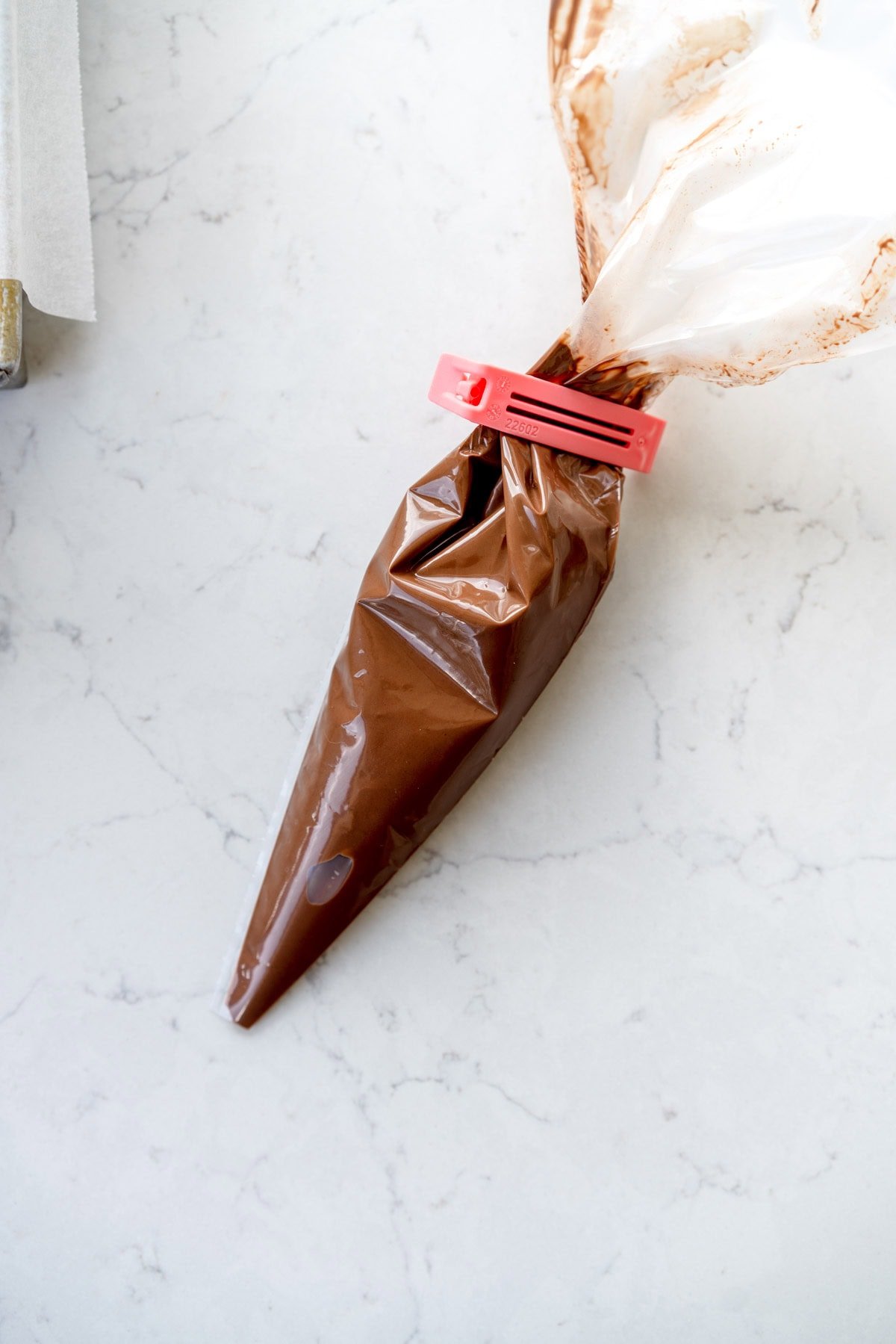 Nutella in a piping bag