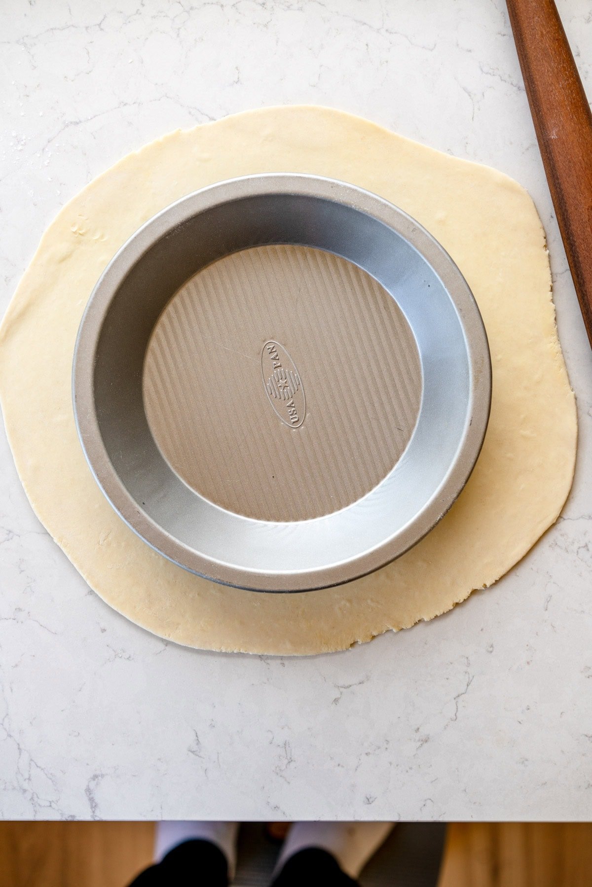 pan size for pie crust