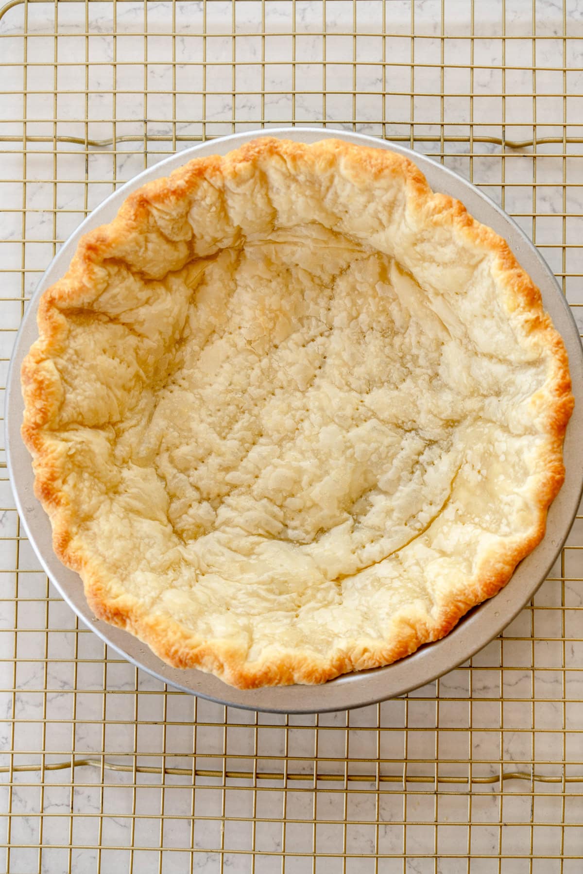 par-baked pie crust