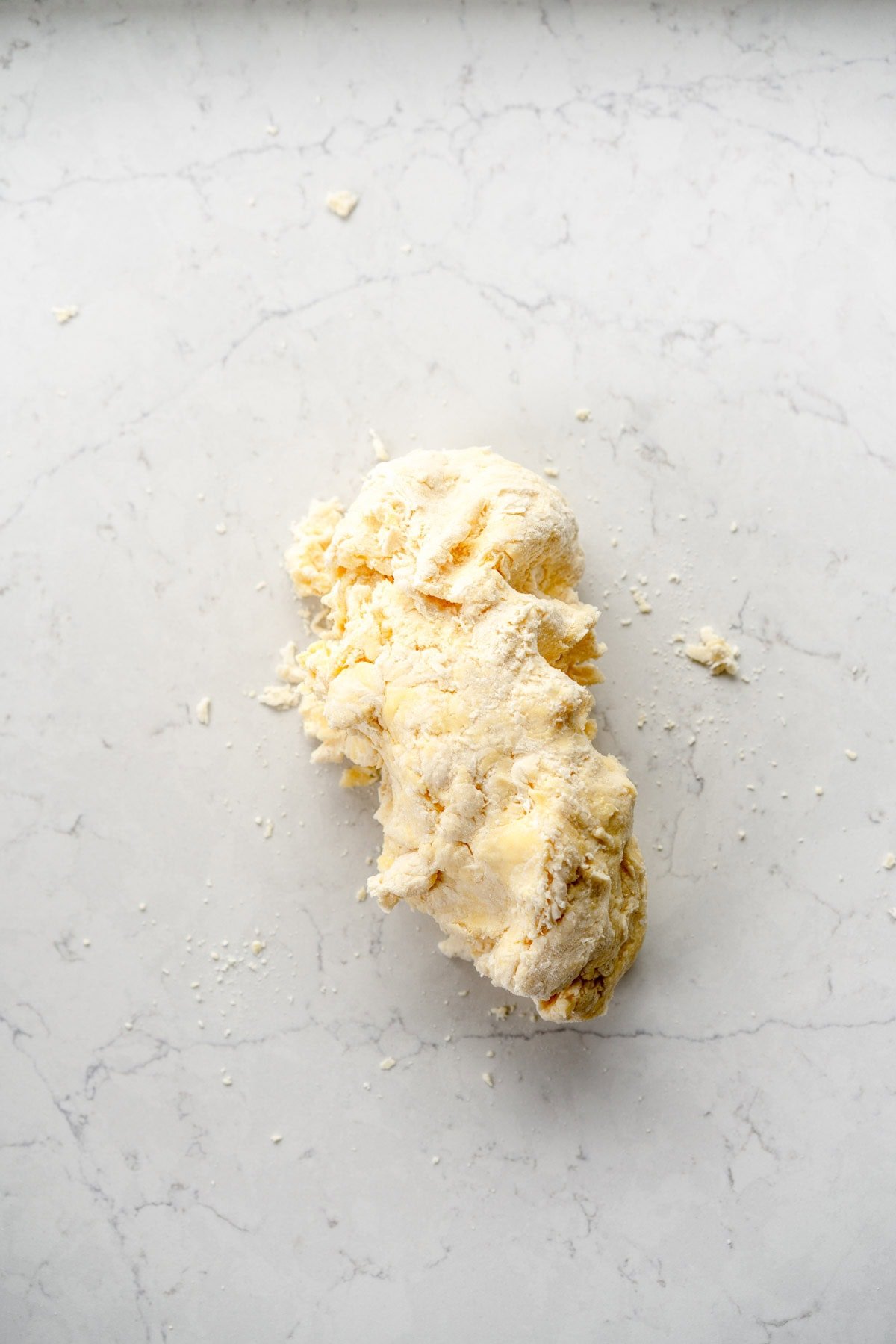 puff pastry dough on counter