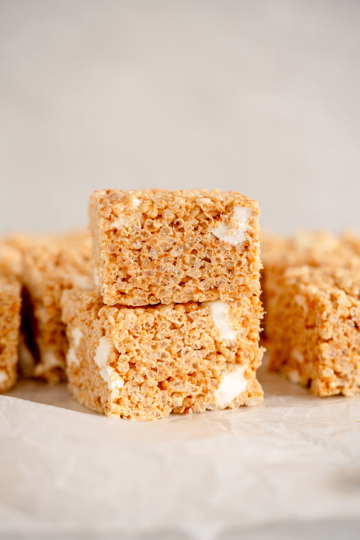 stacked up rice krispies