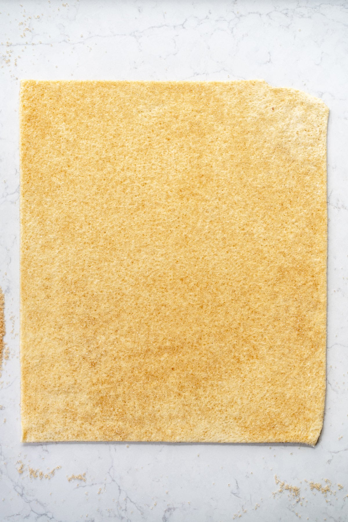 sugared palmier dough