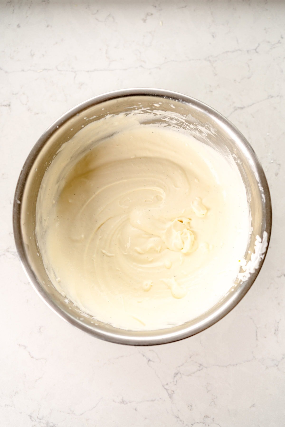 slightly thickened cream