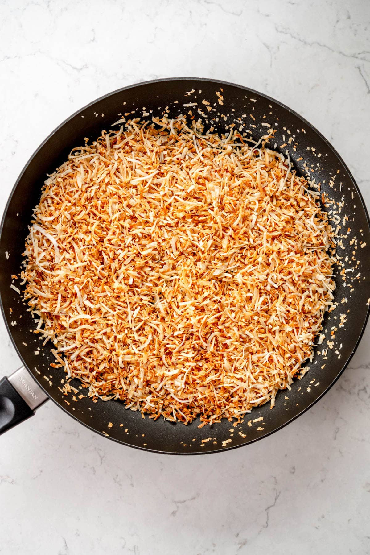 fully toasted coconut