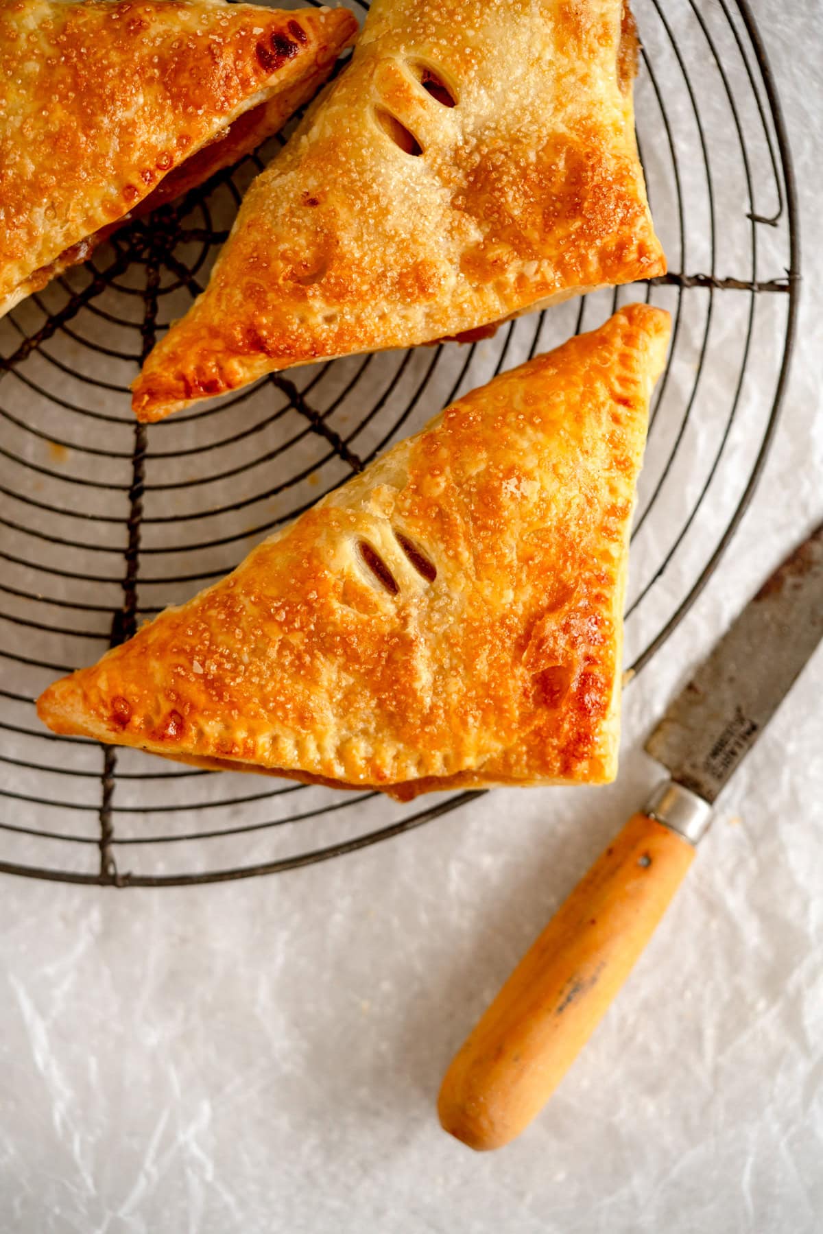 baked apple turnover