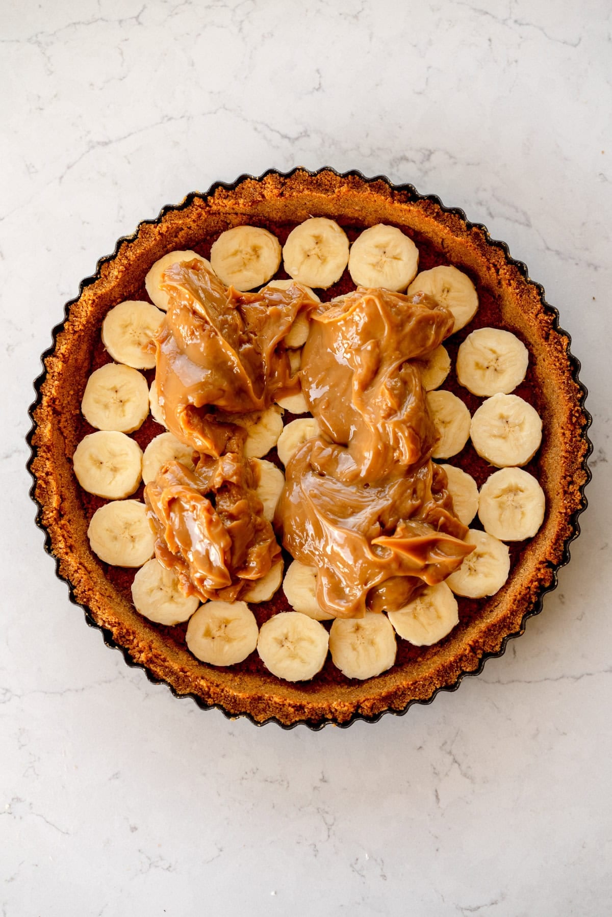 Dulce de Leche on pie