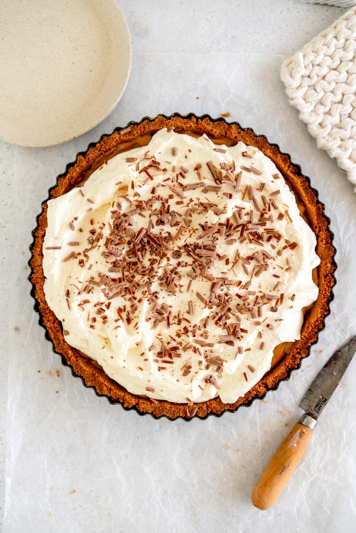 finished Banoffee pie