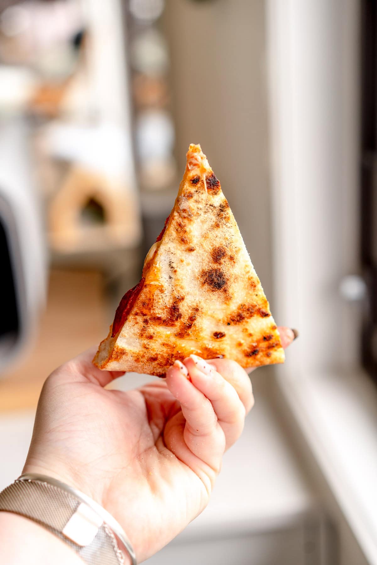 bottom of pizza slice