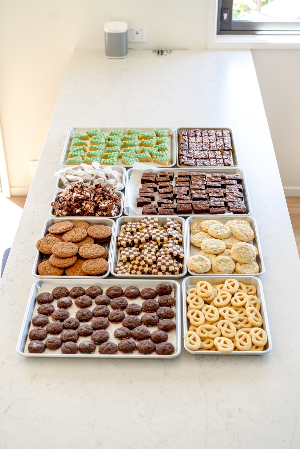 cookies on countertop