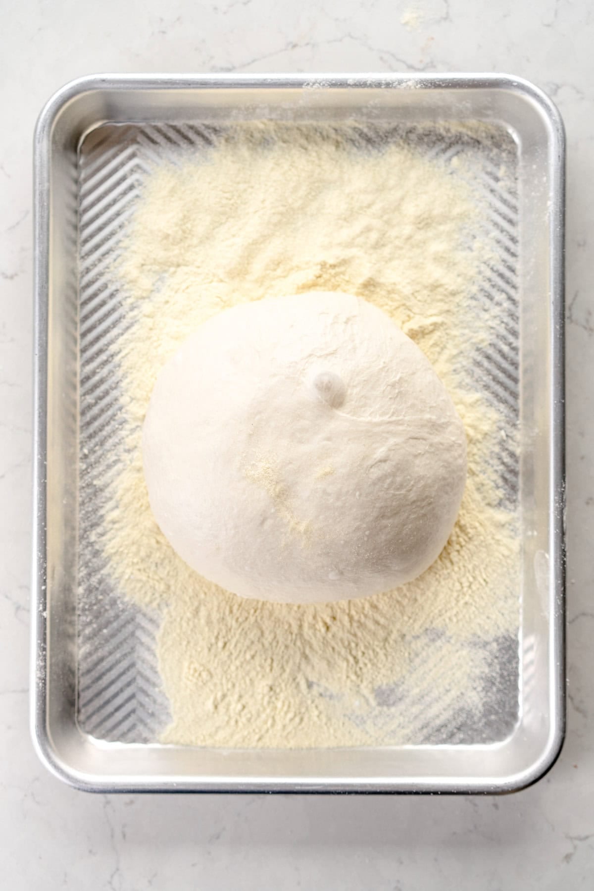 dough in semolina