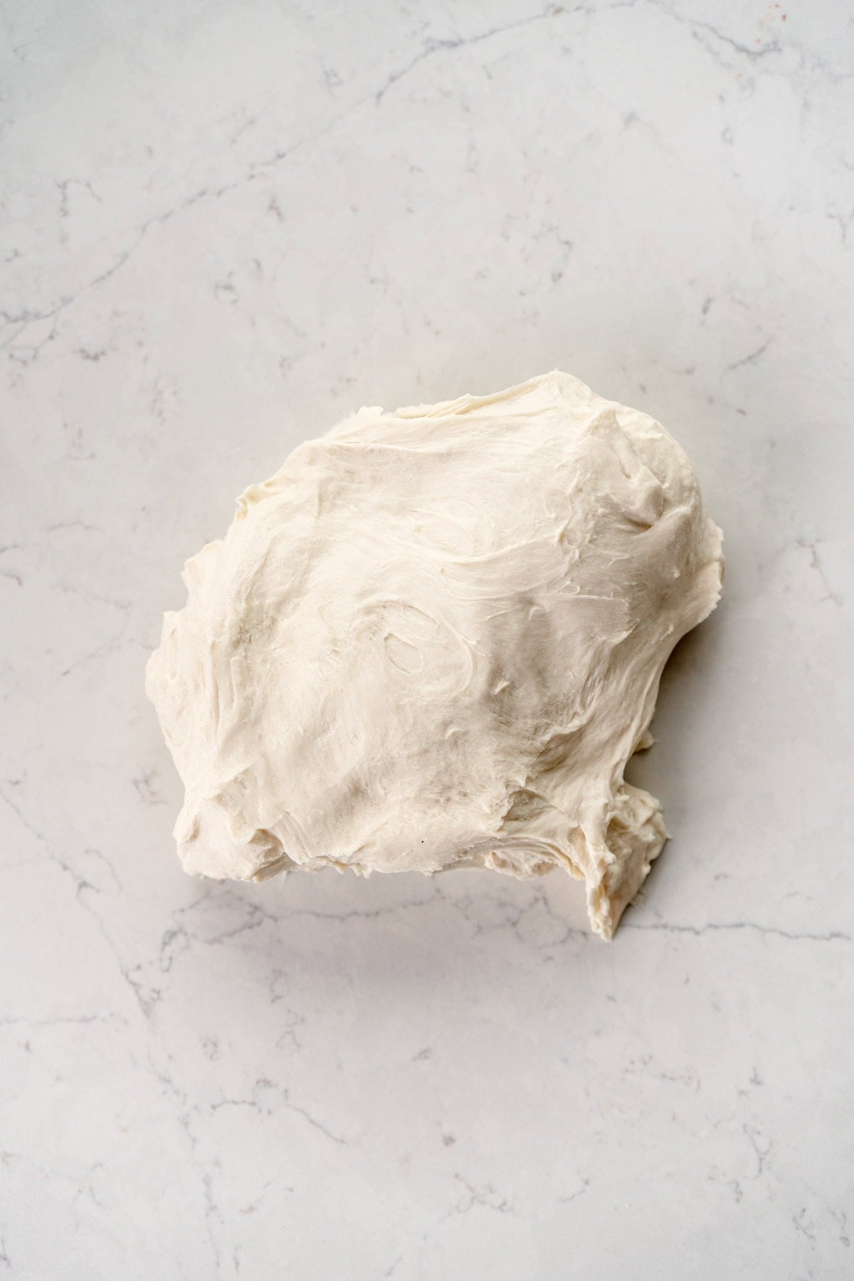 dough out of the mixer