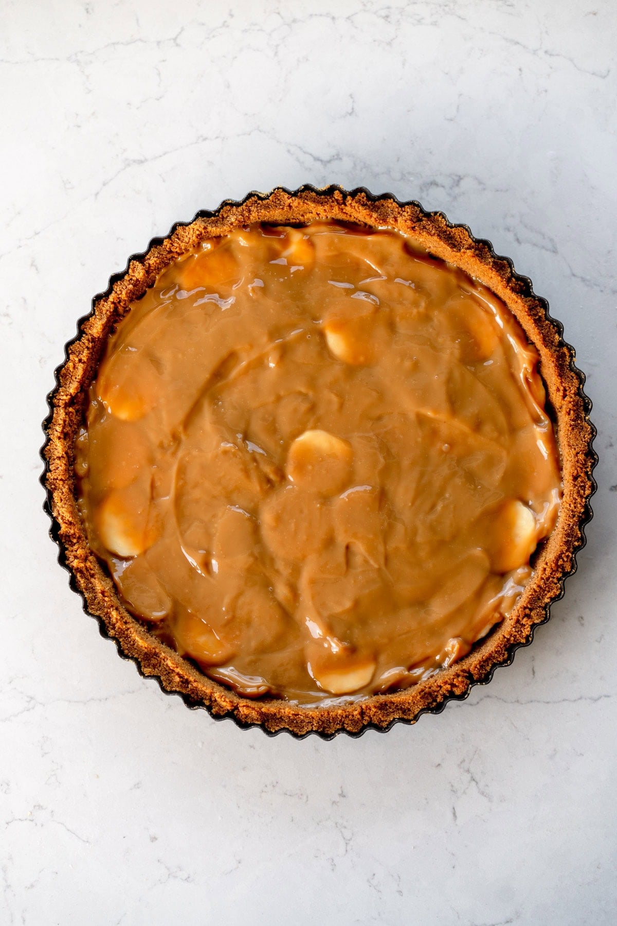 Smoothed down Dulce de Leche