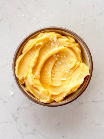 honey butter in a bowl