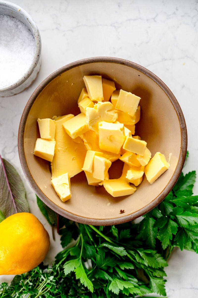 10 Minute Herby Compound Butter - Cloudy Kitchen
