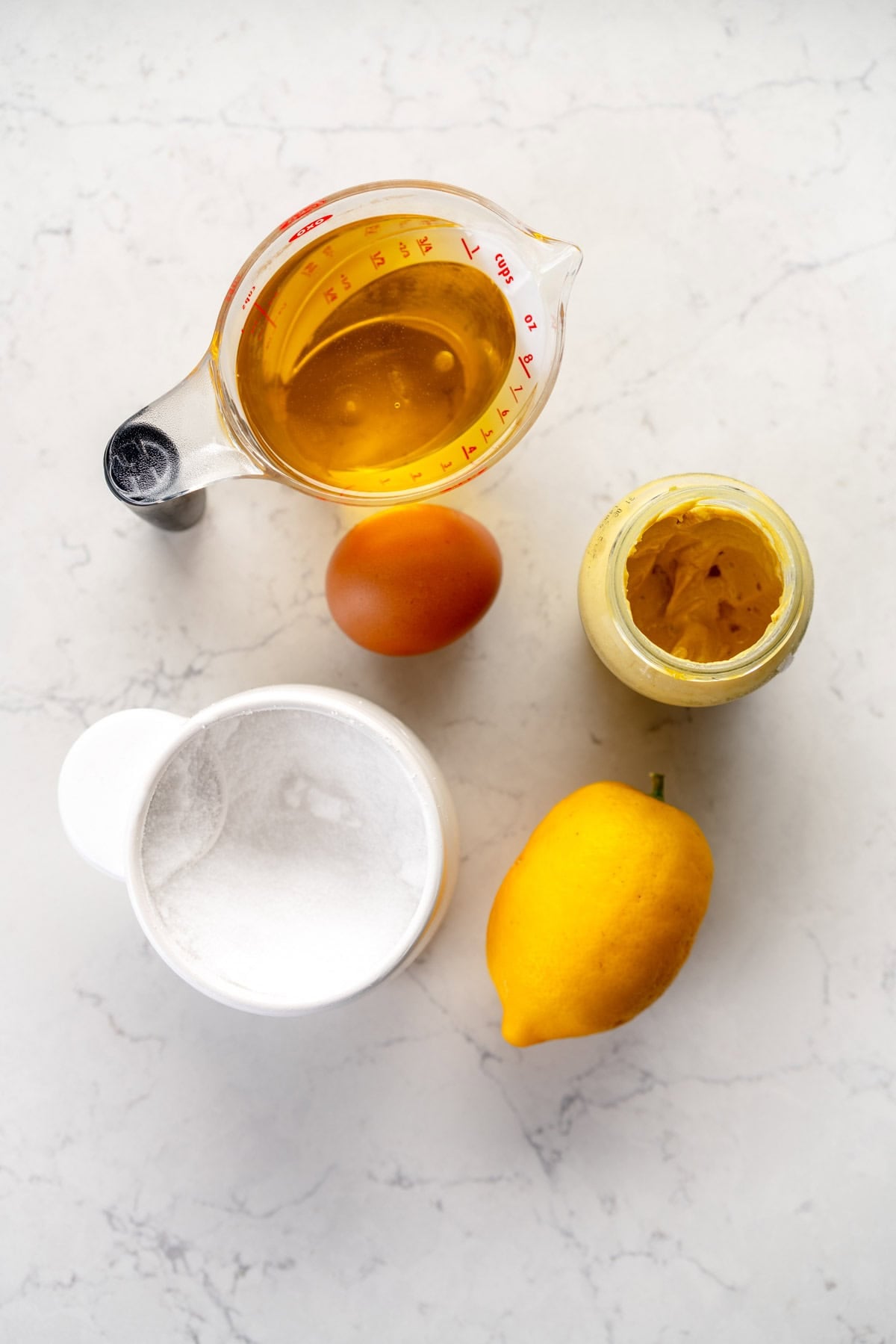 ingredients in homemade mayo