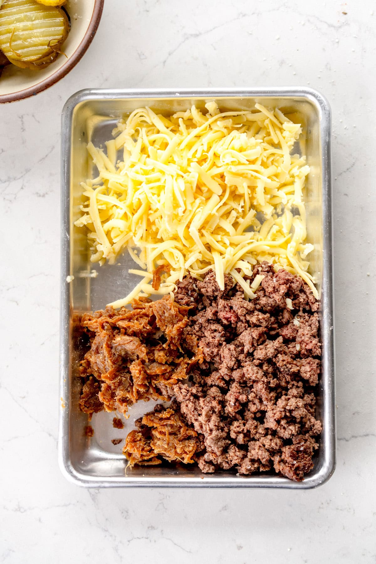 cheeseburger pizza toppings