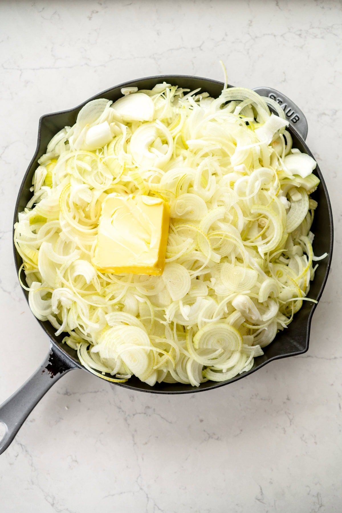 onions with butter
