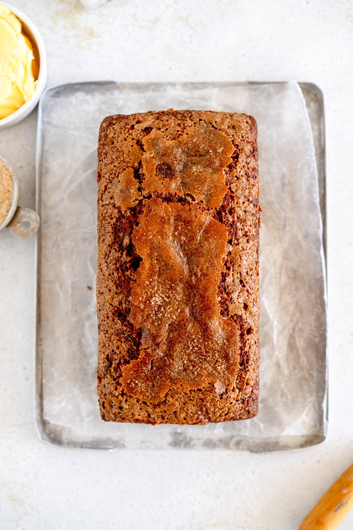 baked banana zucchini bread