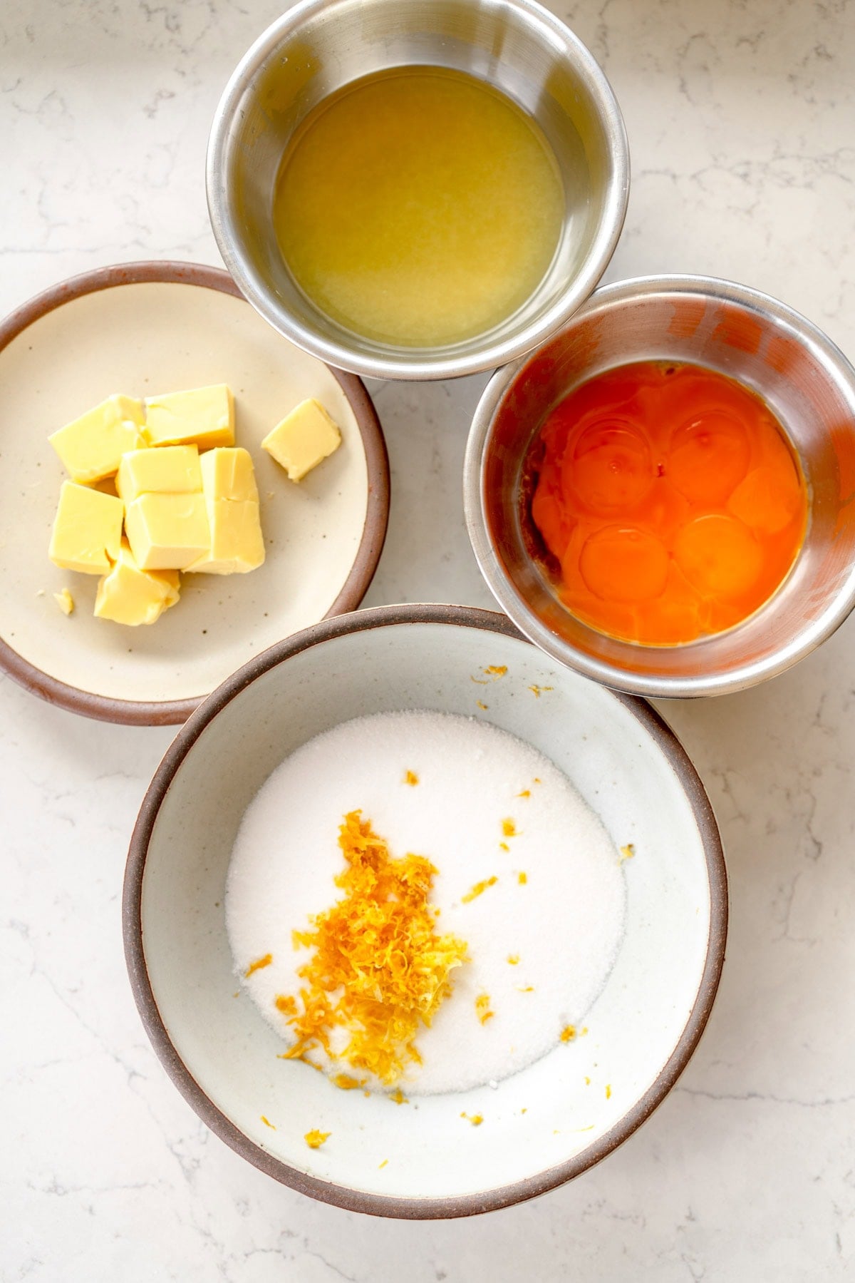 ingredients for lemon curd