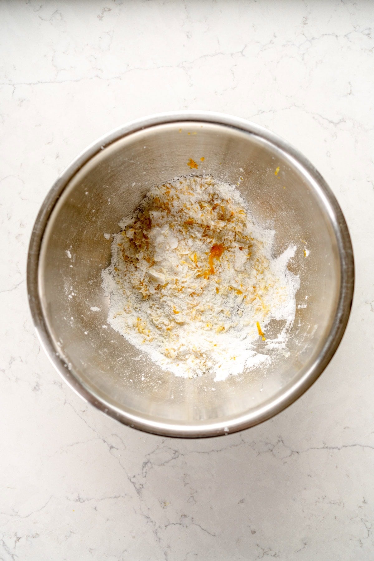 lemon zest powdered sugar