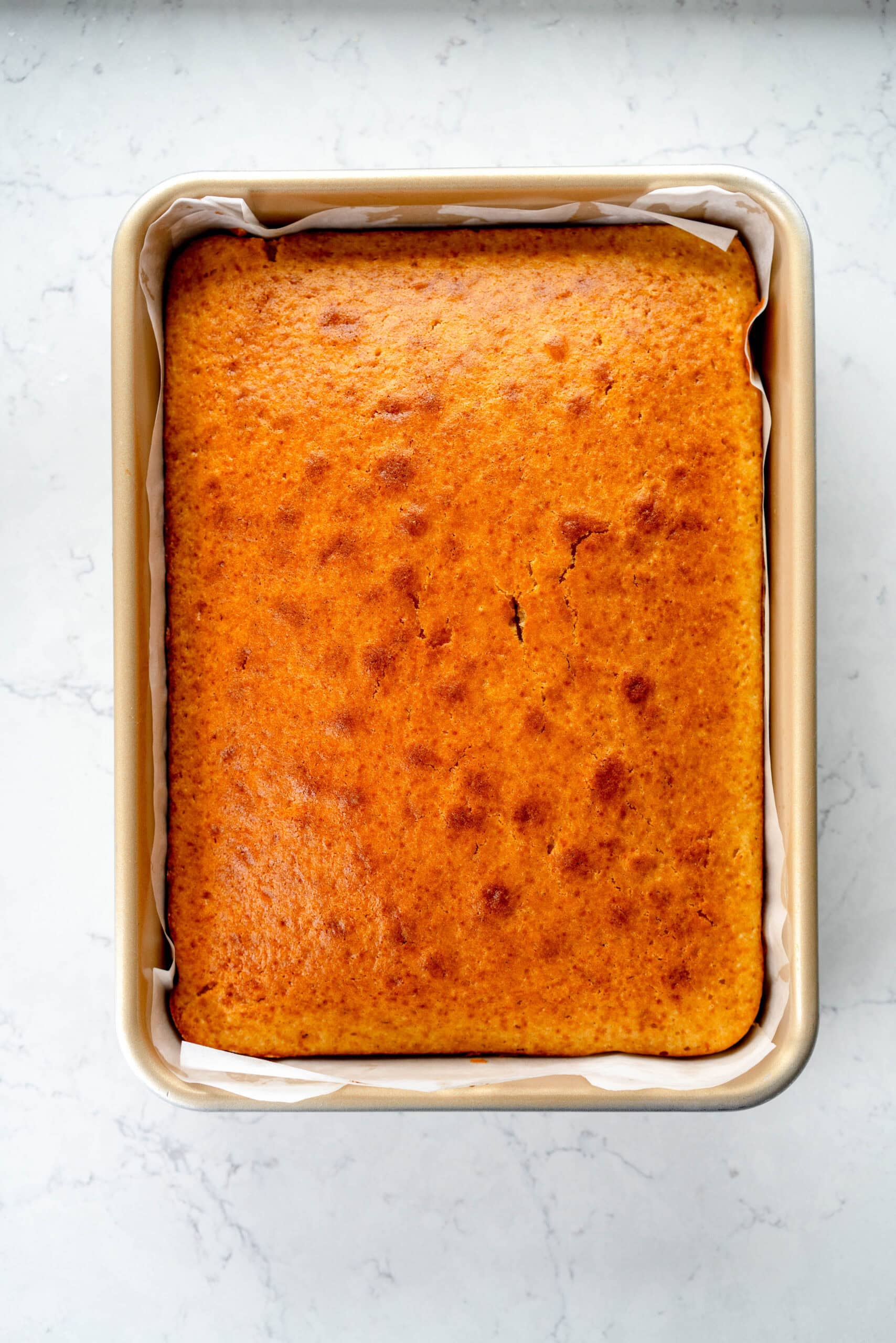 baked sheet cake