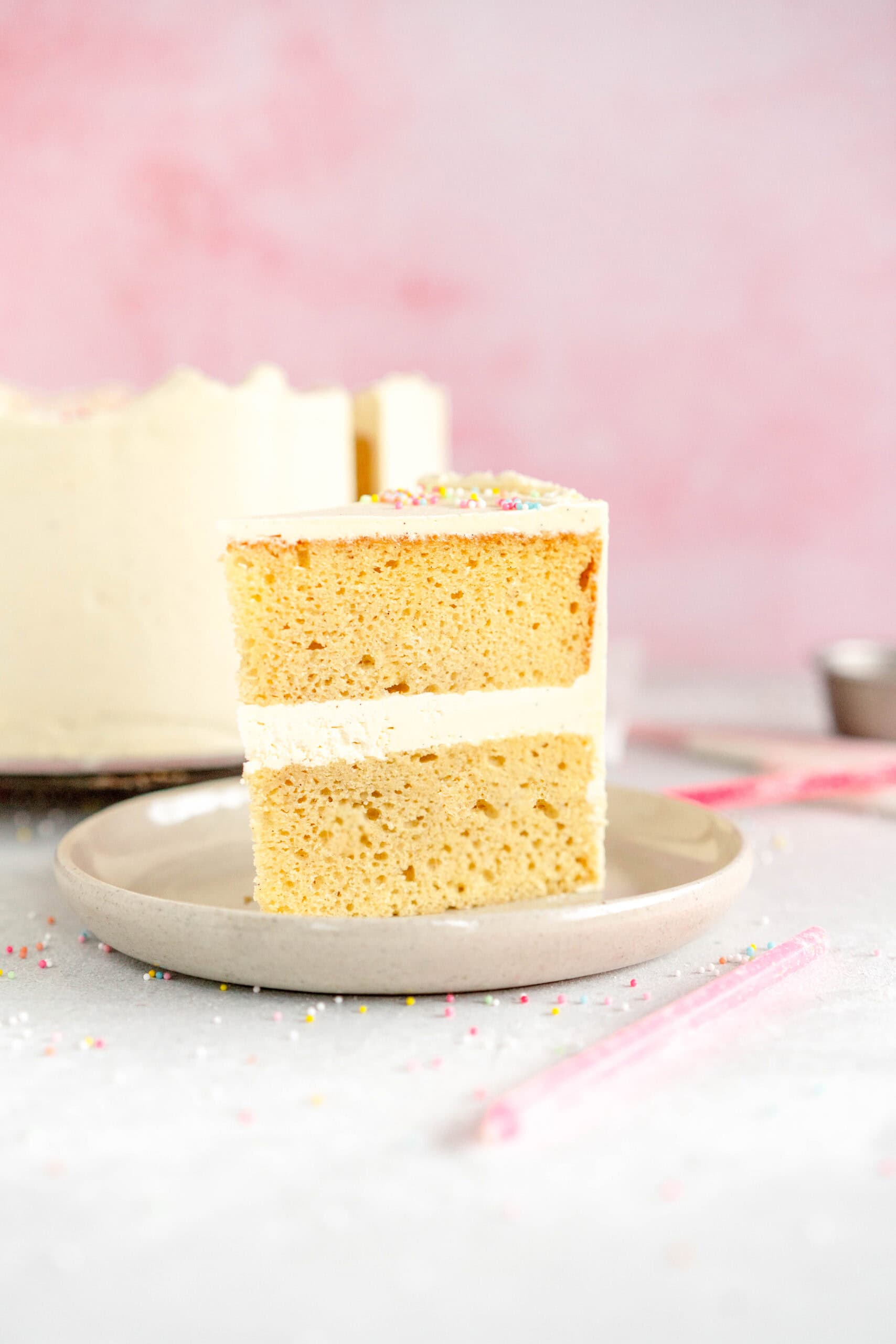 as written as a two layer cake