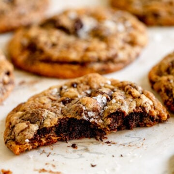 brownie chunk cookies